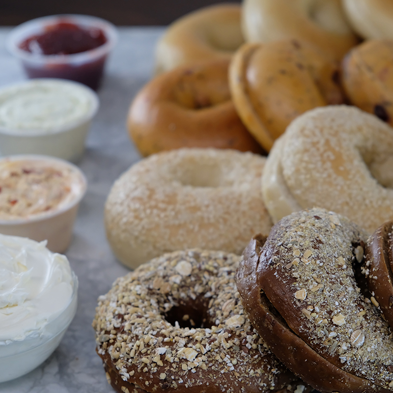Bagel Tray, Breakfast Catering